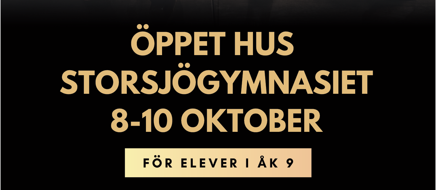 Du visar för närvarande Öppet hus 8 – 10 oktober